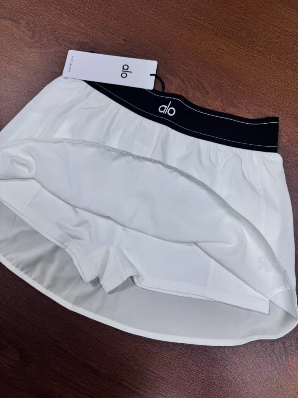 NWT ALO Yoga Match Point Tennis Skirt White 🤍 Built-In Shorts - Picture 3 of 7